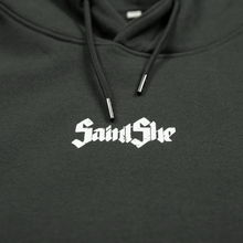 Load image into Gallery viewer, Khaki Grey Hoodie Centre Logo