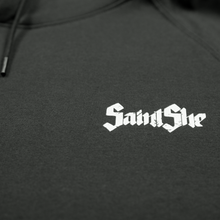 Load image into Gallery viewer, Khaki Grey Hoodie Side Logo
