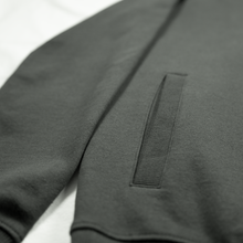 Load image into Gallery viewer, Khaki Grey Hoodie Side Logo
